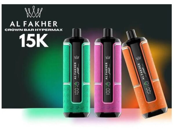 Al Fakher Crown Bar Hypermax 15000 Puffs